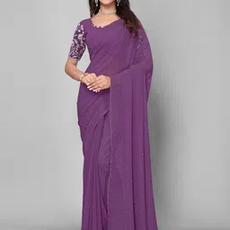 DHRUTI CREATION Pure Georgette Saree-picture-58