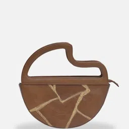 Econock Leather Half Moon Handheld Bag-50