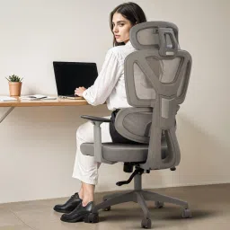 Ergonomic Office Chair for Work from Home Computer Chair with Lumbar Support 3D Mesh Office Adjustable Arm Chair-image-38