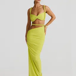 Bee Boe Coastal Charm Maxi Pencil Skirt-image-61