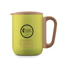 Classic Essentials Green & Brown Printed Stainless Steel Glossy Mug 300 ml-image-21