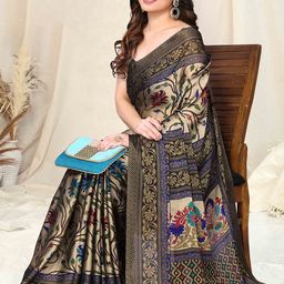 MIRCHI FASHION Women Floral Printed Festive Ready to Wear Saree-picture-11