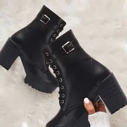 FRANINO PARIS Women Ankle Length Block Heel Boots-image-77