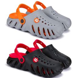BERSACHE Boys Pack Of 2 Clogs Flip-Flops-5