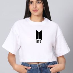 Besick Women Graphic Printed Round Neck Cotton Relaxed Fit T-shirt-picture-25
