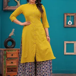 Meeranshi A-Line Mandarin Collar Kurta-picture-53