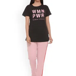 WOOL 4U Women Printed Night suit-image-67