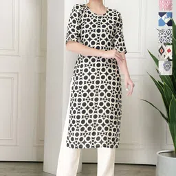 7Threads Women Pack Of 6 Floral Printed Straight Kurta-image-62