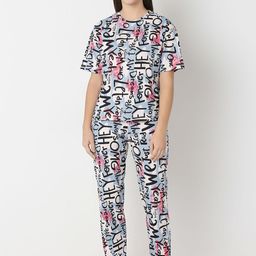 Juliet Women Printed Pure Cotton Night suit-image-42