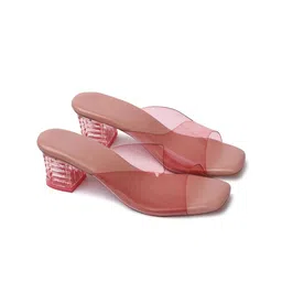 Creattoes Women Block Heel Open Toe Sandals-28