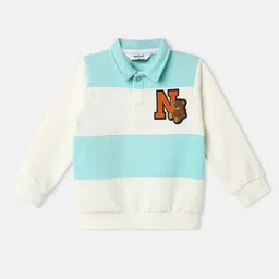 Nauti Nati Boys Colourblocked Striped Sweatshirt-32
