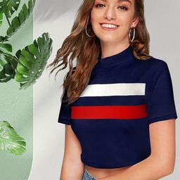 DressBerry Colourblocked Round Neck Tank Top-picture-13