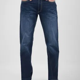 Numero Uno Men Crinkle Regular Fit Mid-Rise Light Fade Cotton Jeans-image-11