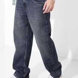 The Indian Garage Co Men Relaxed Fit Mid-Rise Pure Cotton Jeans-picture-23