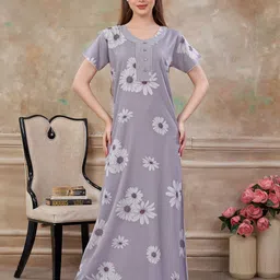 Sand Dune Printed Maxi Nightdress-picture-26