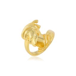 Brass 1 Micron Gold Shivaji fingerring Men Fashion Jewellery-image-67