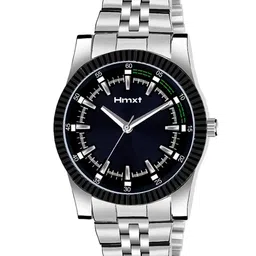 HMXT Men Patterned Dial & Stainless Steel Bracelet Style Straps Analogue Watch HMXT-171-29