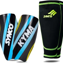 Kyma Shin Guard with Sleeve Combo, 1 Pair Shin Guard, 1 Pair Sleeve, Football Shin Guard-image-79