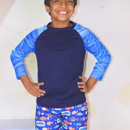 Aqua Holic Boys Printed Two Piece Swim Set-picture-14