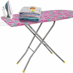 X-Pres Wooden Foldable Table With Iron Holder and 3mm Felt Padding Ironing Board-image-31