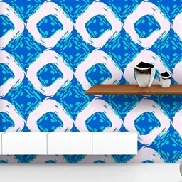 ArtzFolio Printed UV-Resistant Anti-Bacterial Abstract Chevron Strokes Peel & Stick Wallpaper-7