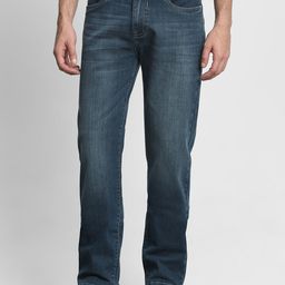 Mufti Men Slim Fit Low Rise Cotton Light Fade Stretchable Jeans-picture-27