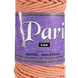 Dori Thread | 5mm Twisted (3Ply) | Pastel Orange | Approx 100 Metres | 1kg Spool-image-45