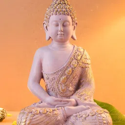 The Advitya Pink And Gold-Toned Gautama Buddha Idol Showpiece-picture-36