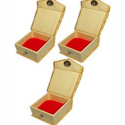 atorakushon Gold-Toned Set of 3 Reusable Jewellery Organiser Organisers-9