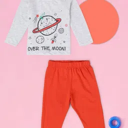 Babies R Us Boys Printed T-shirt with Trousers-49
