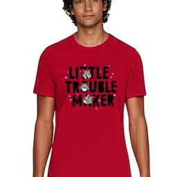 PULP Unisex Tom & Jerry Typography Printed Round Neck Pure Cotton T-shirt-33