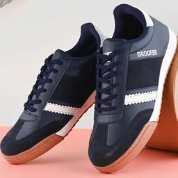 Groofer Men Colourblocked Sneakers-image-12
