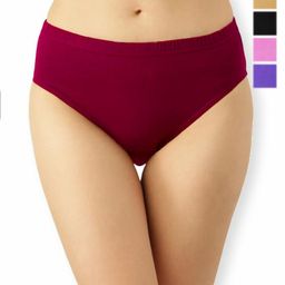 inner element Women Pack Of 5 Pure Cotton Mid Rise Hipster Briefs-image-50