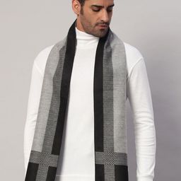HANDICRAFT PALACE Men Striped Merino Reversible Wool Mufflers-picture-23