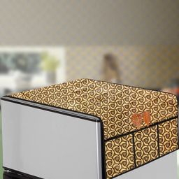 The Furnishing Tree Yellow Plastic Refrigerator Cover-image-76