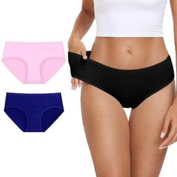 Diving Deep Women Pack of 3 Cotton Assorted Hipster Briefs-image-98