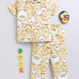 NAUTI KIDZ Boys Pure Cotton Printed Night suit-picture-26