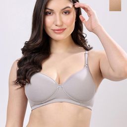 Floret Women Cream Bra-image-88