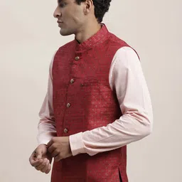 Turtle Printed Nehru Jacket image 4