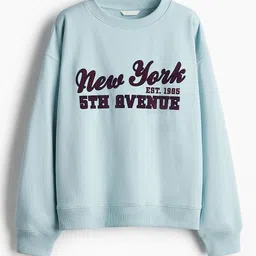 H&M Text-Motif Sweatshirt-10