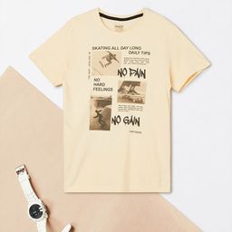 max Boys Typography Printed Short Sleeves Cotton T-shirt-image-36