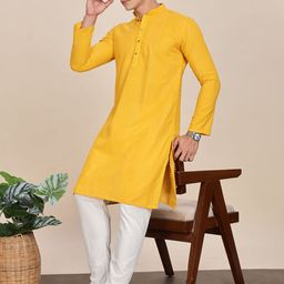 Anouk Men Thread Work Kurta image 5