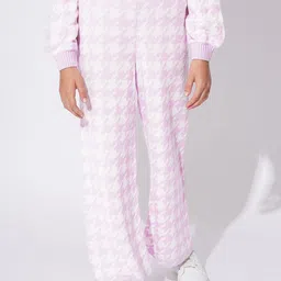 Vero Moda Girls Checked Loose Fit Trousers-image-78