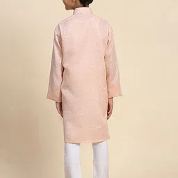 Pro-Ethic STYLE DEVELOPER Boys Printed Regular Pure Cotton Kurta with Pyjamas image 4