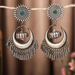 VENI Contemporary Chandbalis Earrings-12