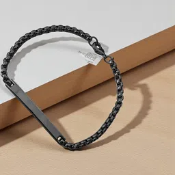 Sullery Men Polished Stainless Steel Link Bracelet-image-29
