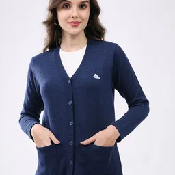 Monte Carlo Women Woollen Front-Open Sweaters-picture-47