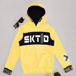 Pantaloons Junior Boys Cotton Typography Hooded Sweatshirt-49