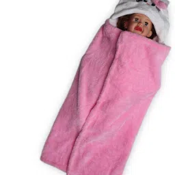 Embroidered Crib Hooded Baby Blanket for AC Room-image-41