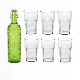SOMIL Green Glass Airtight Can Bottle-image-97